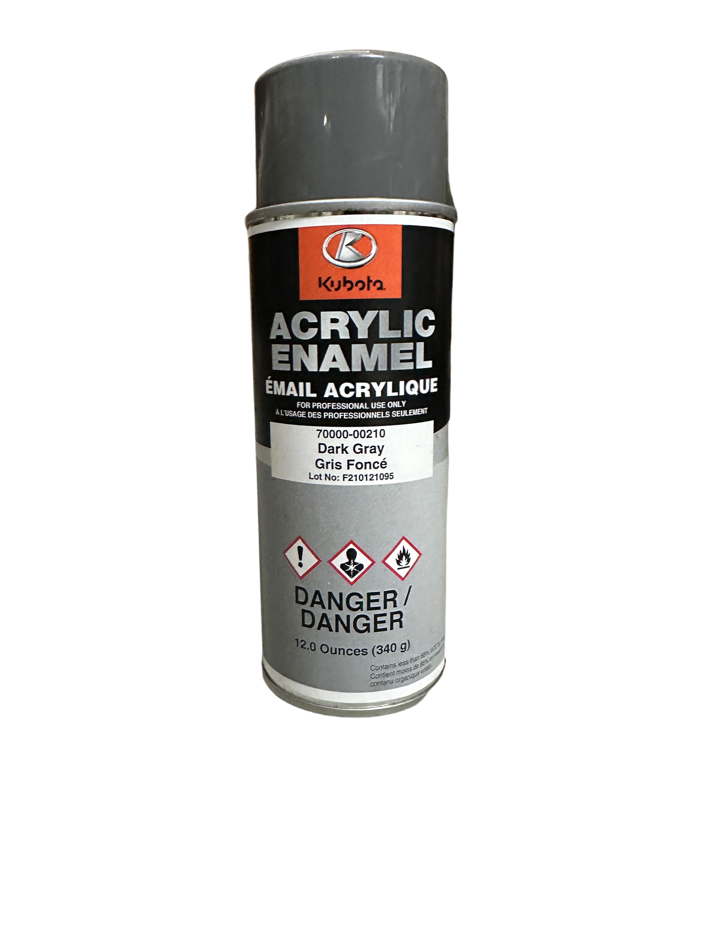 Kubota Dark Gray Spray Paint 7000000210