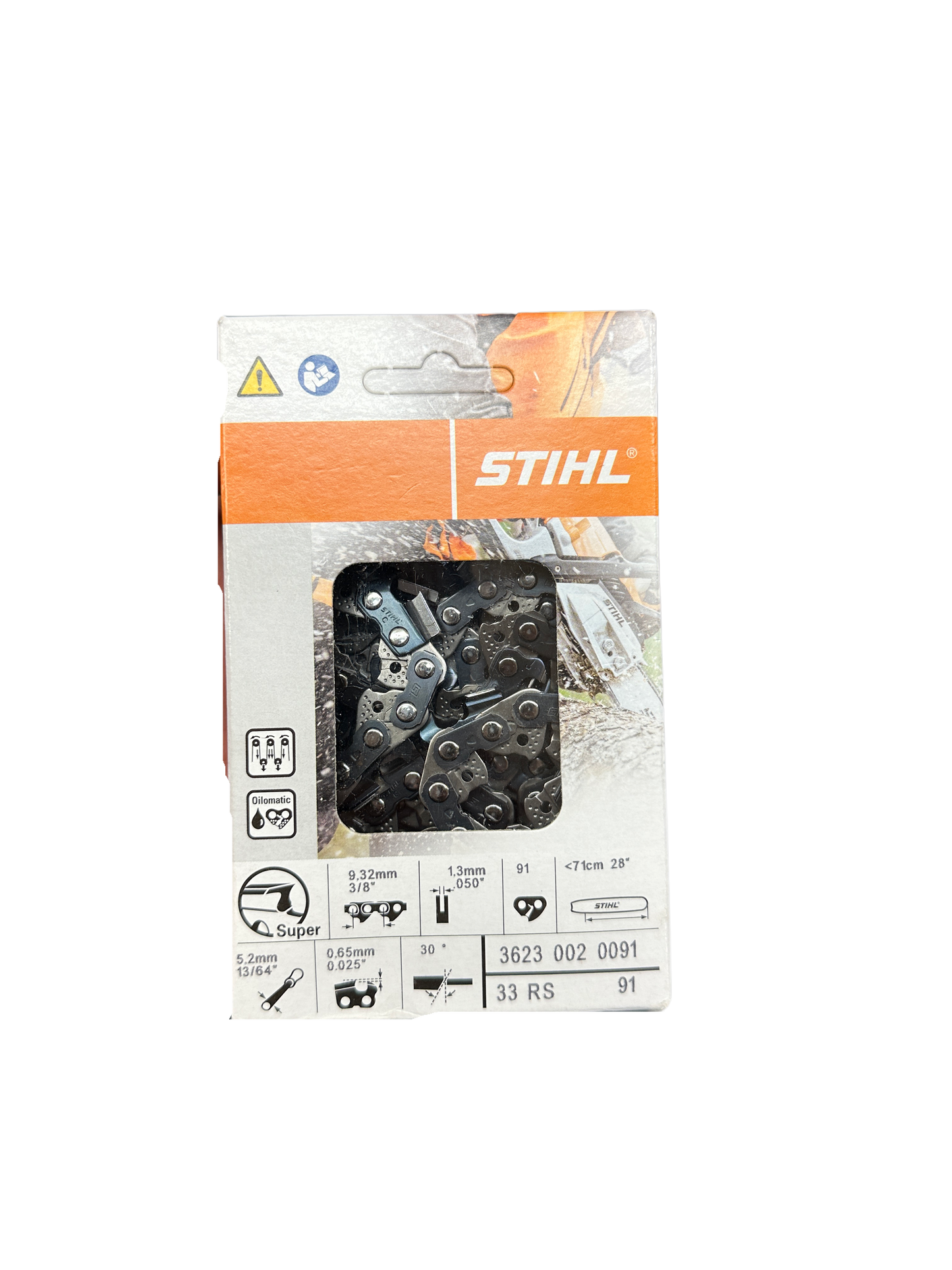 Stihl Replacement Chain 33RS91 28"