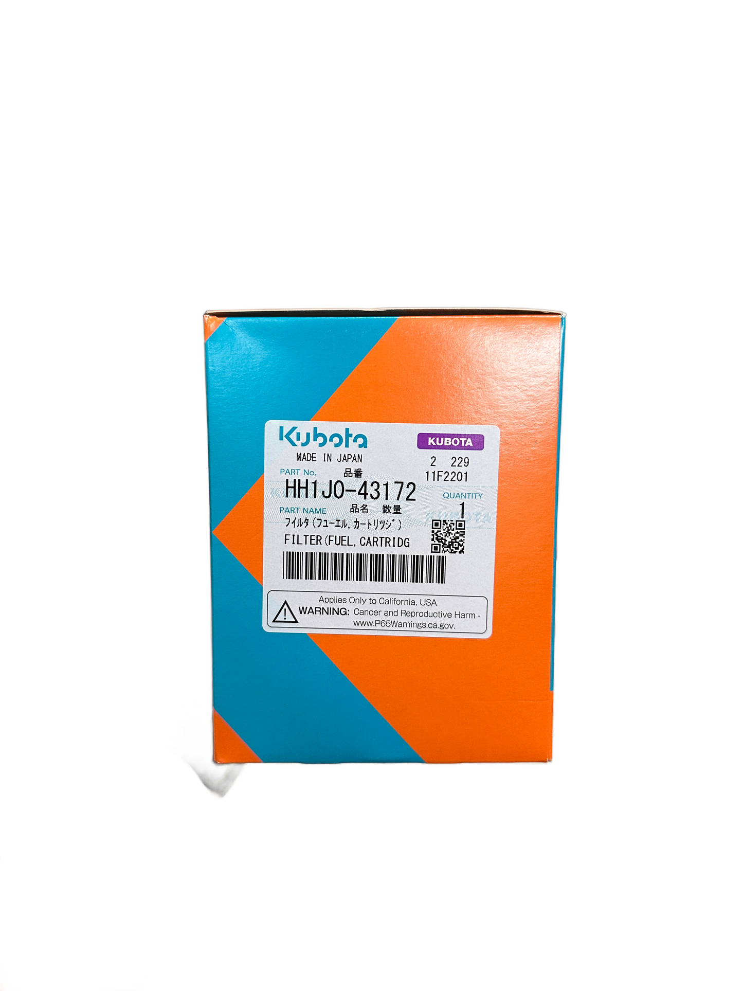Kubota Fuel Filter HH1J143172