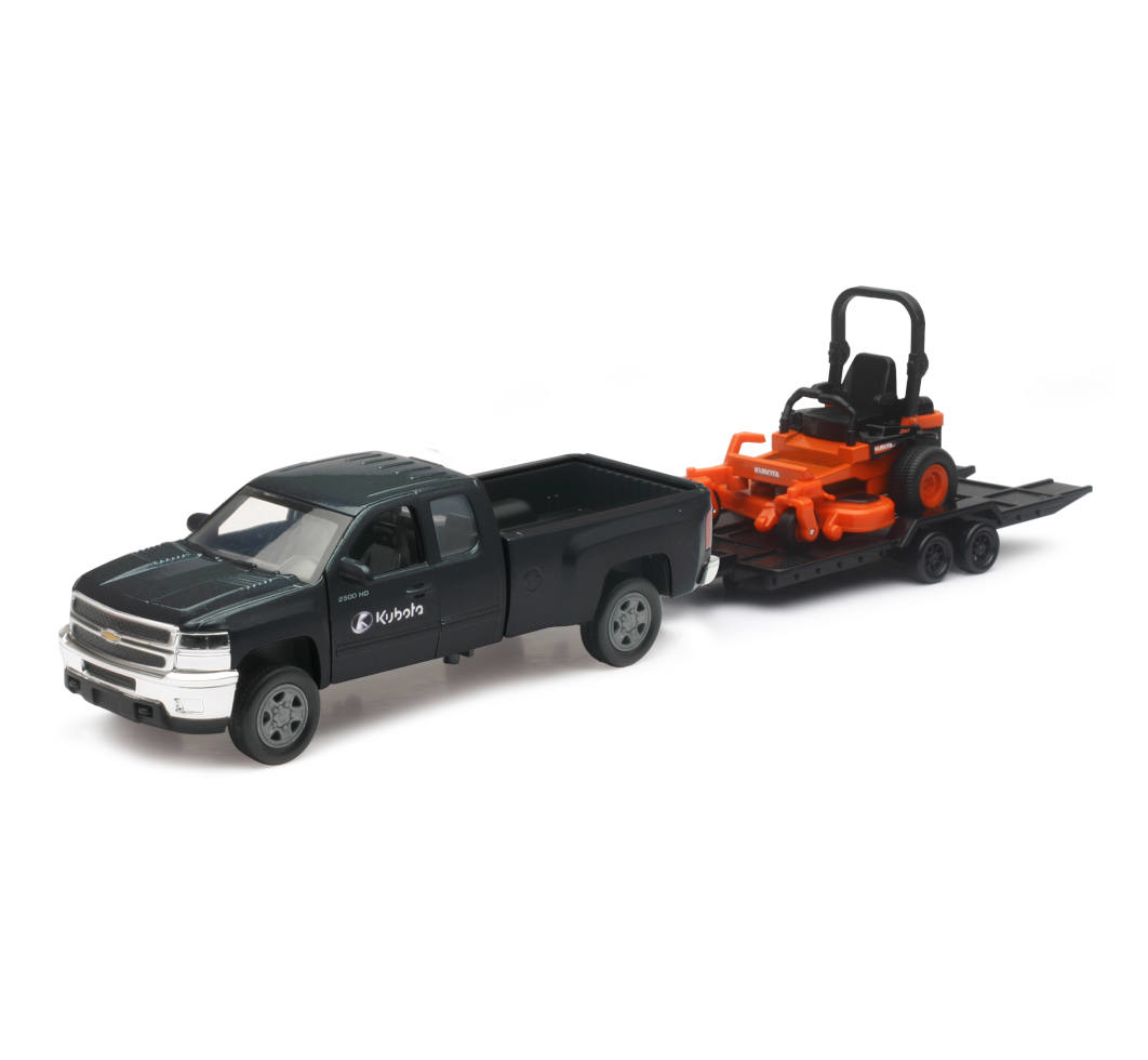 Kubota Toy Chevy Truck with Trailer with Toy Kubota Zero Turn Tractor Keltic Kubota Parts