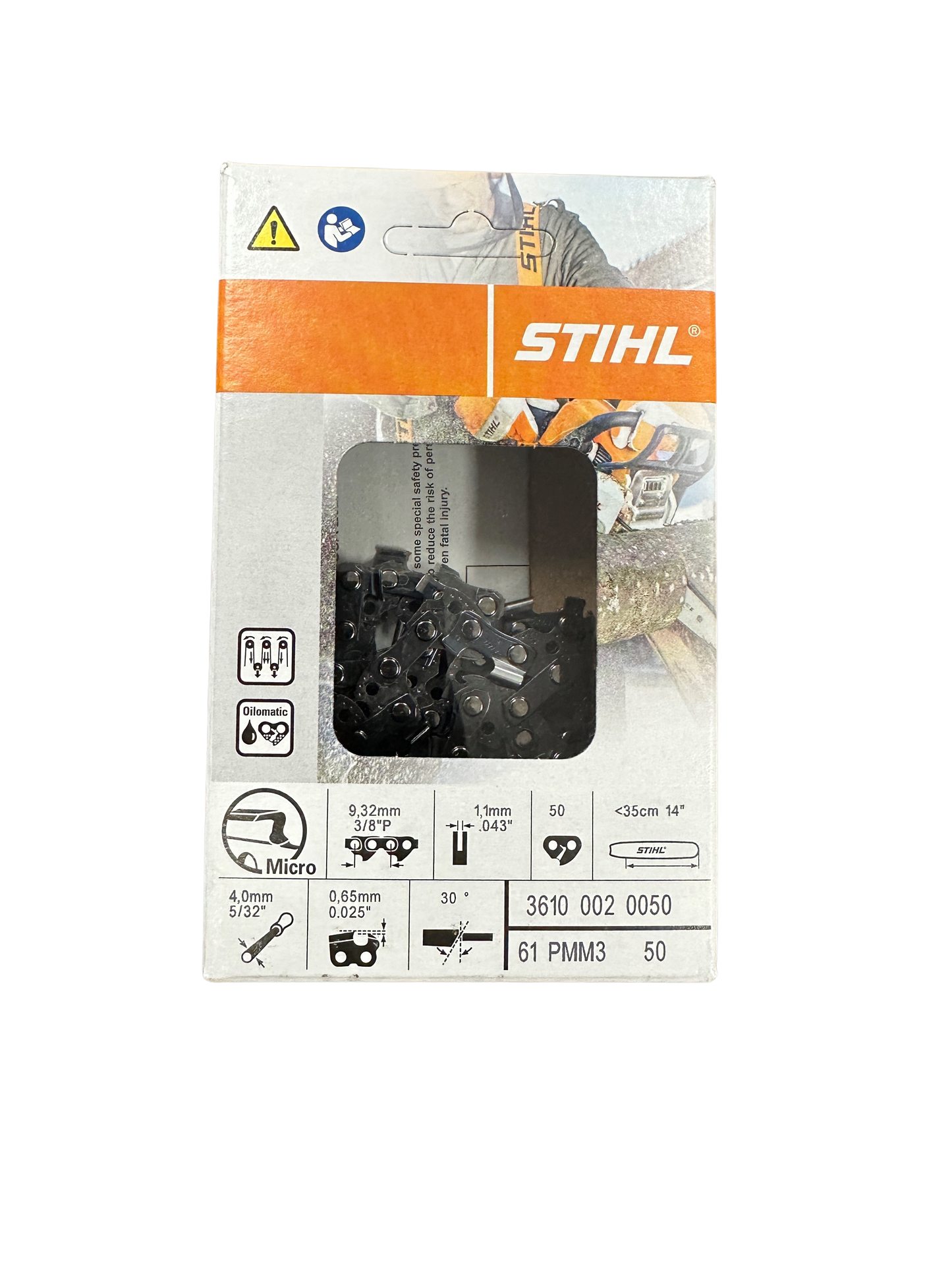 Stihl Replacement Chain 61PMM350E 14"