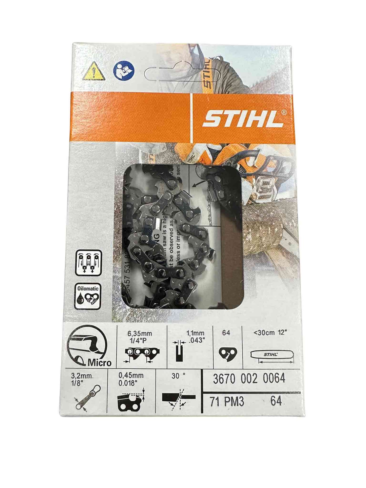 Stihl Replacement Chain 71PM364 12"