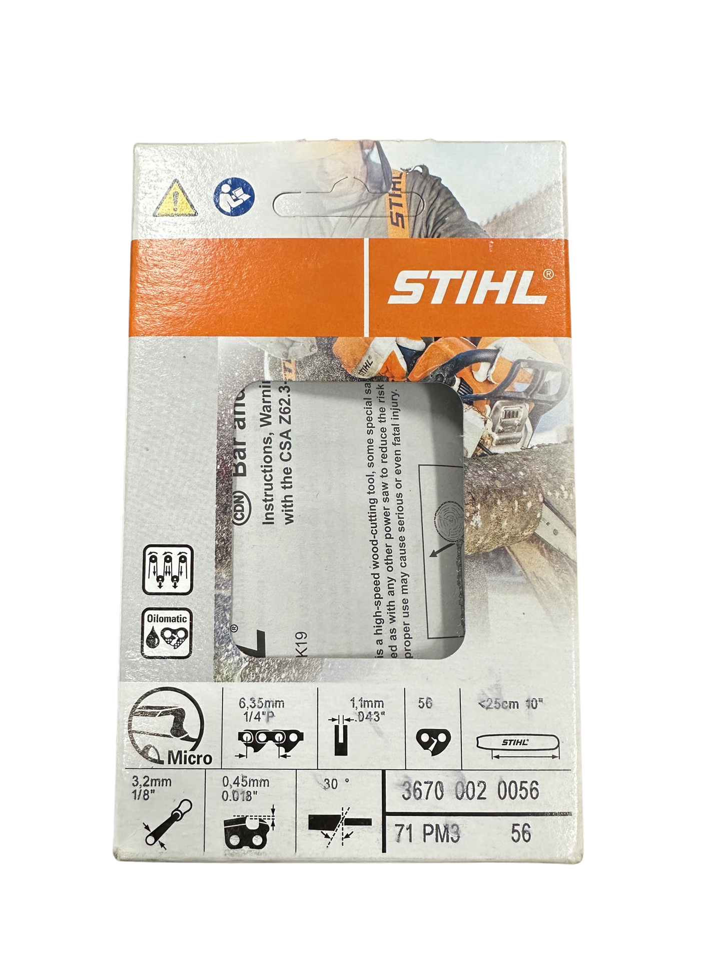 Stihl Replacement Chain 71PM356E 10"