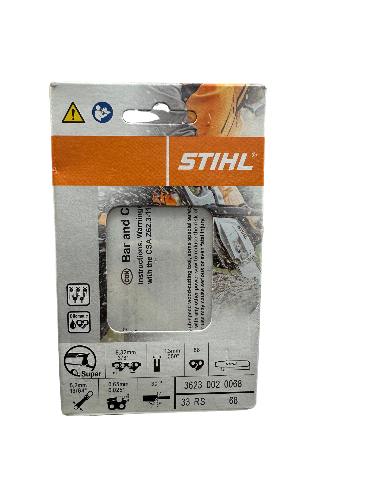 Stihl Replacement Chain 33RS68E 18"