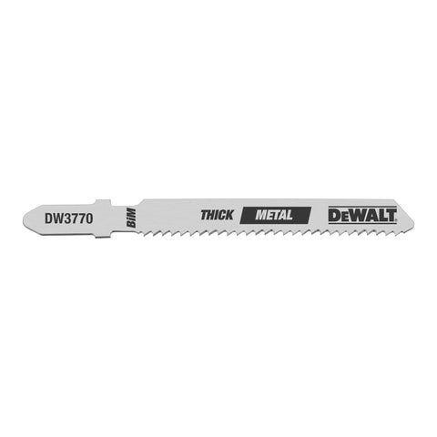 DeWalt 3" 14 TPI Thick Metal Cut Cobalt Steel T-Shank Jig Saw Blade (5 PK)