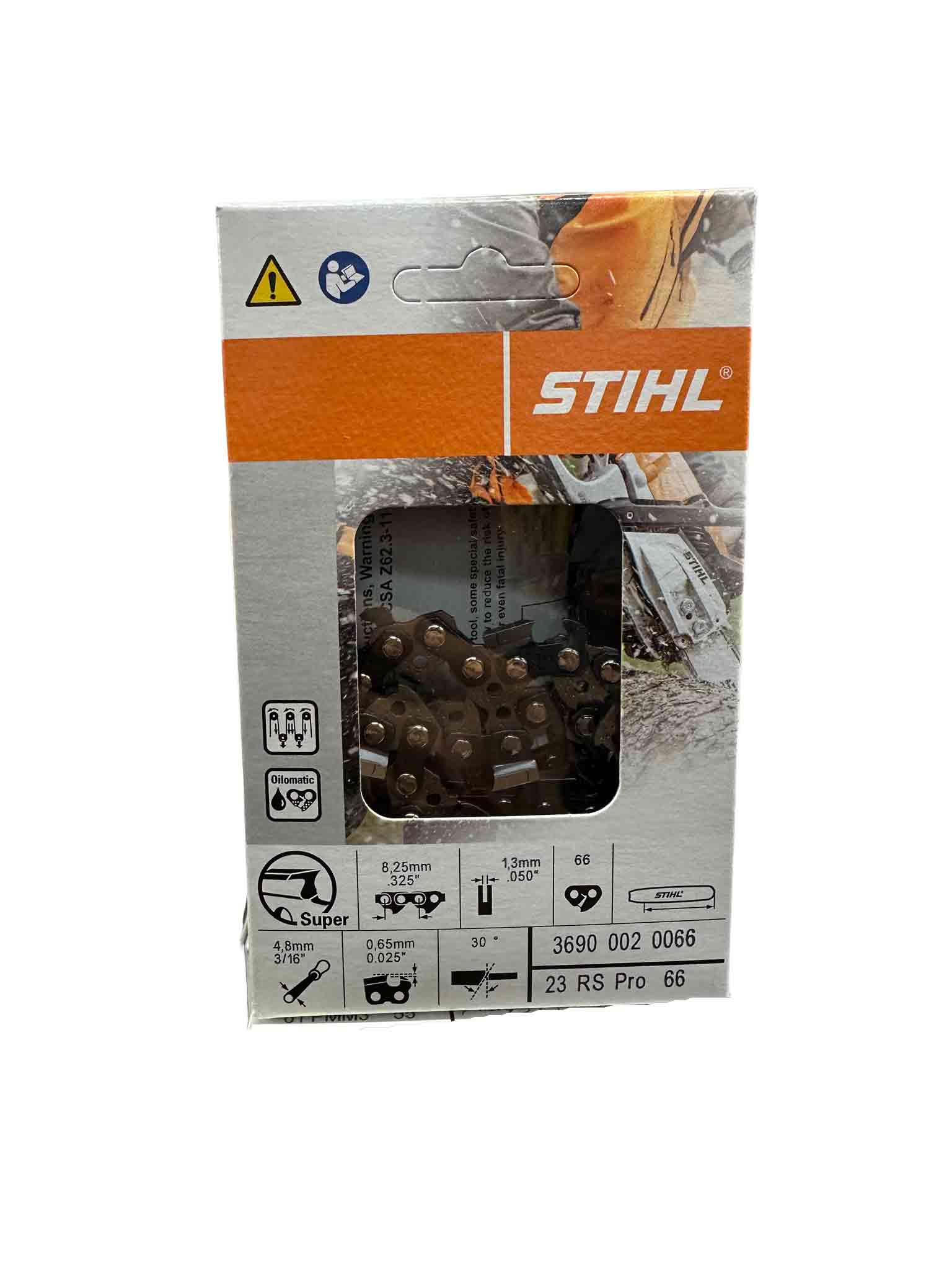 milet キーチェーン 16種類 コンプ Stihl Replacement Chain 23RS64E 16