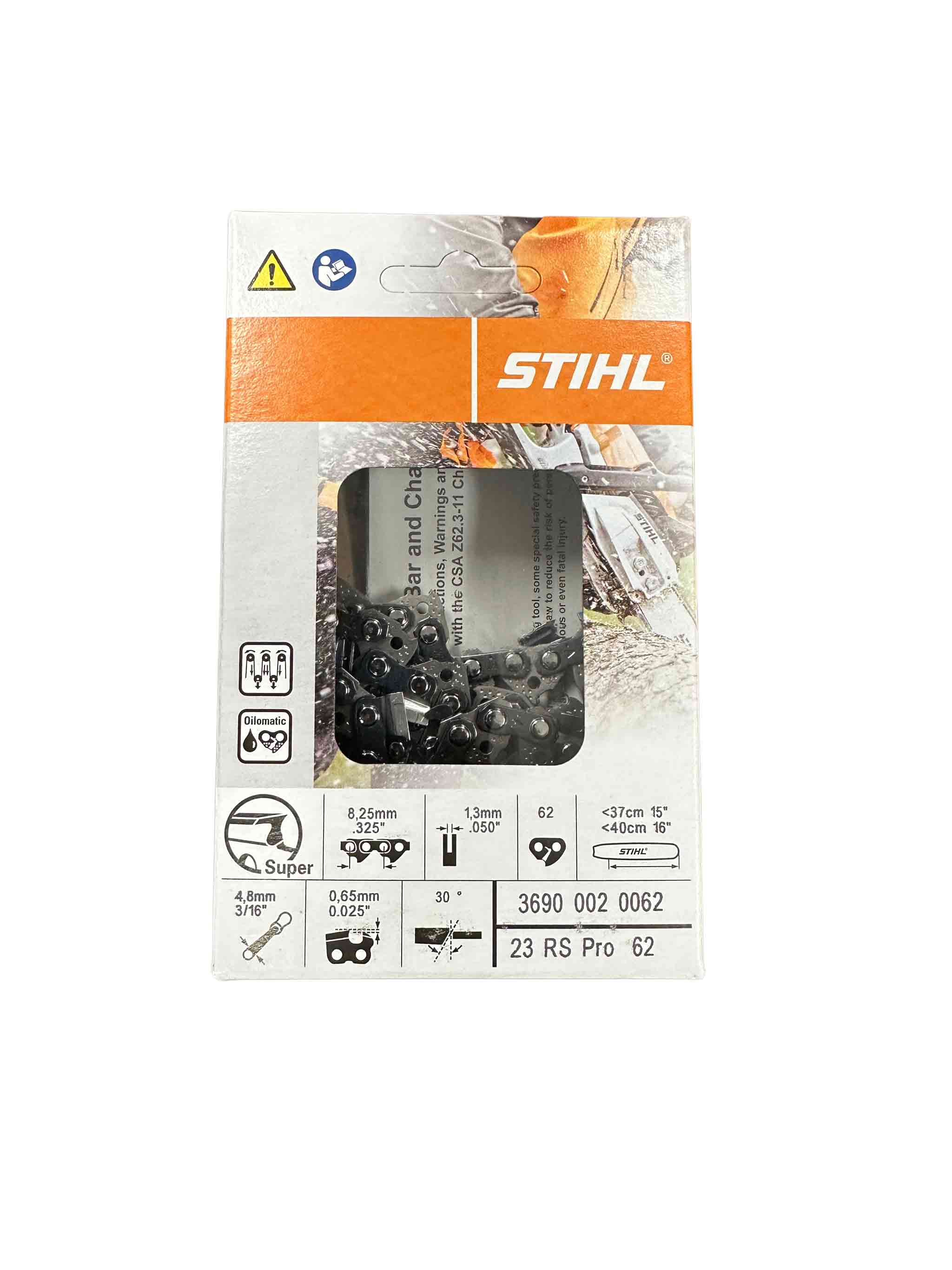 Stihl ms250 16 inch deals bar and chain