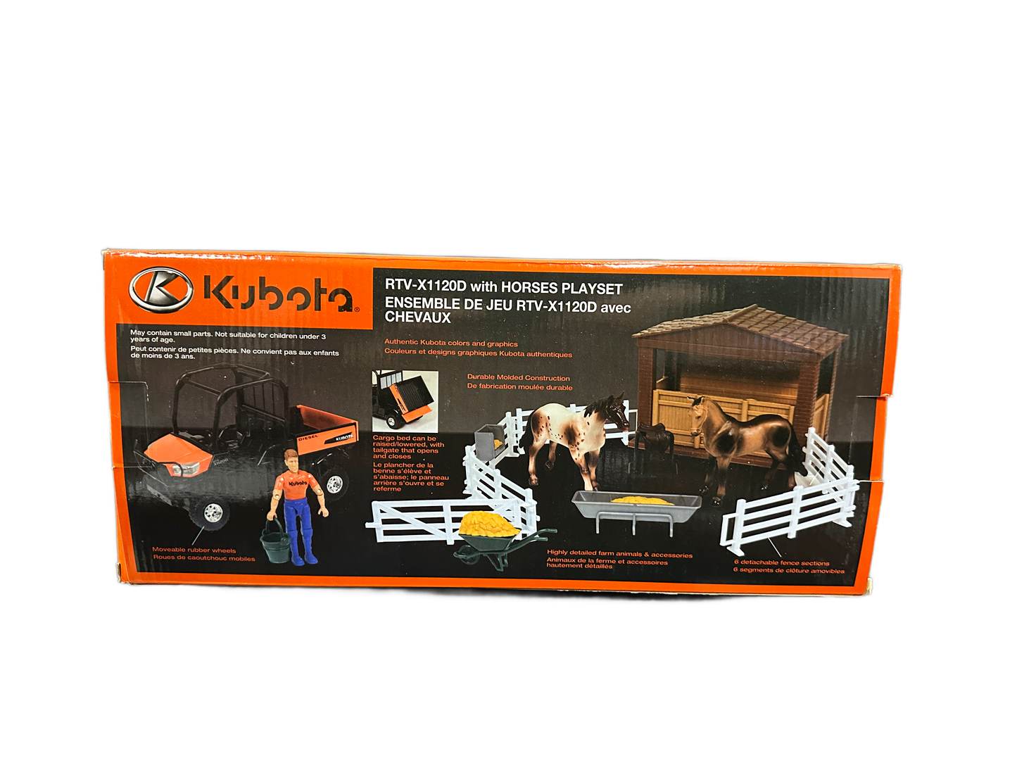 Kubota RTV-X1120D with Horses Playset