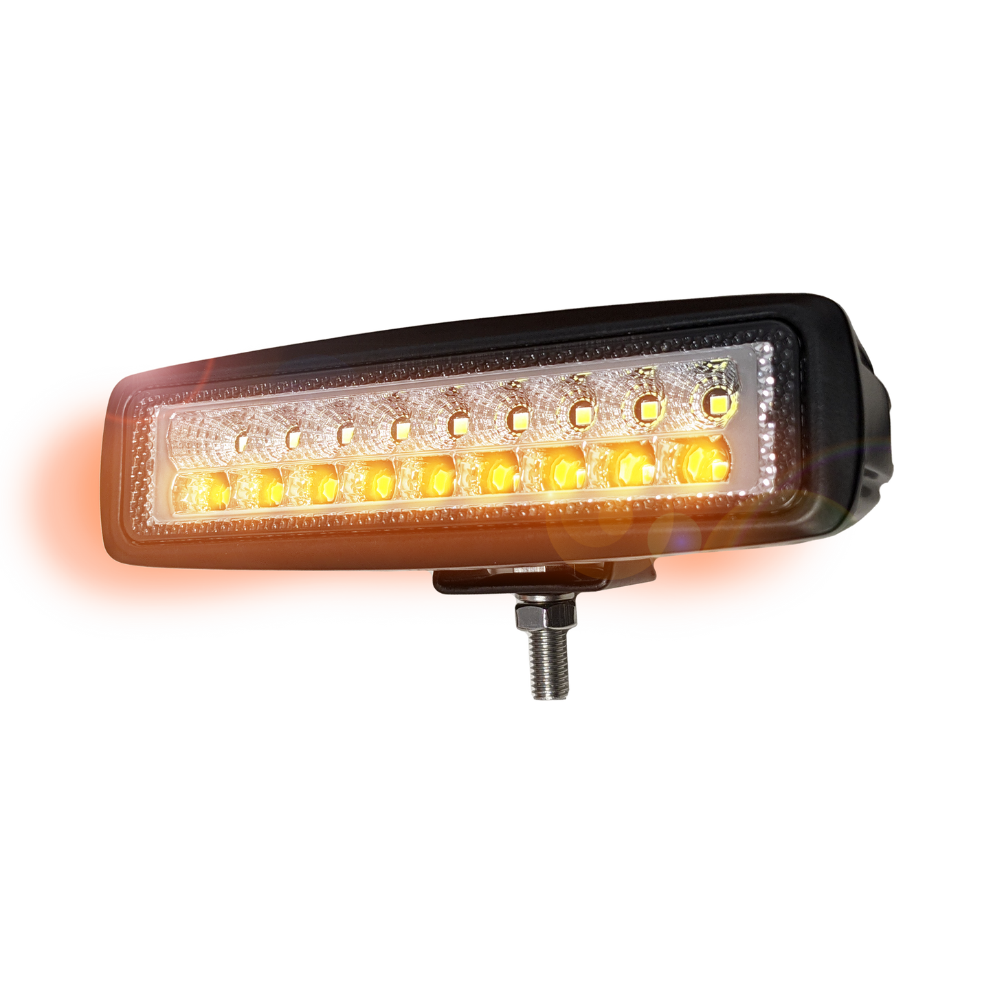 Uni-bond Lighting Rectangular LED Flood Lamp with Amber Flash