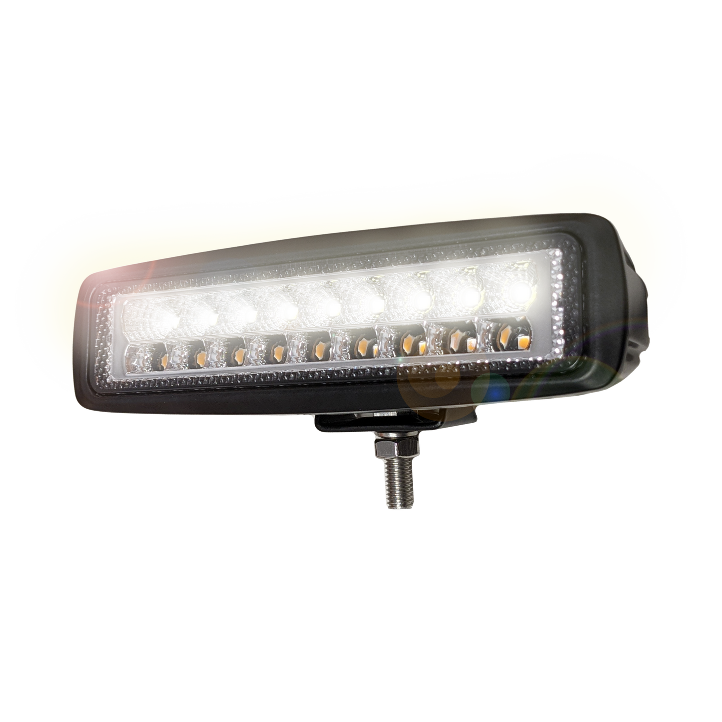 Uni-bond Lighting Rectangular LED Flood Lamp with Amber Flash