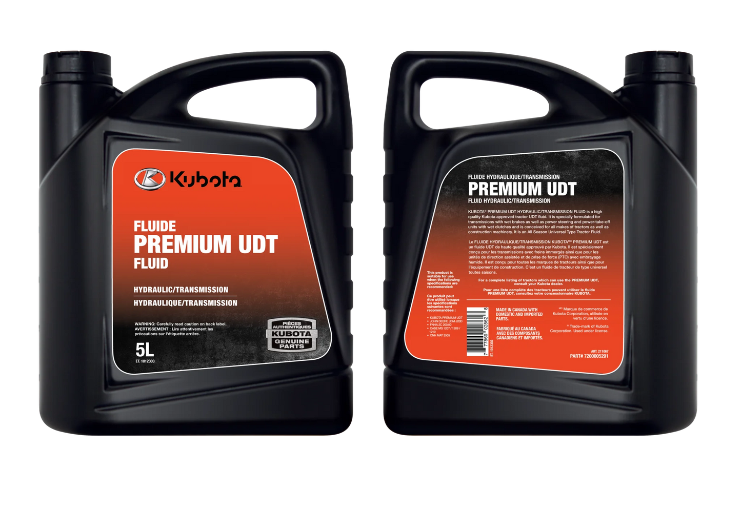 Kubota UDT Hydraulic Oil 5L 7200005291