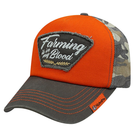 Kubota Youth Farming's In My Blood Snap Cap